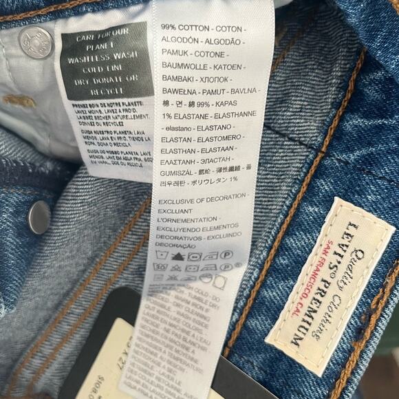 Levi’s premium Ribcage straight ankle jeans NWT 25 - Picture 11 of 13